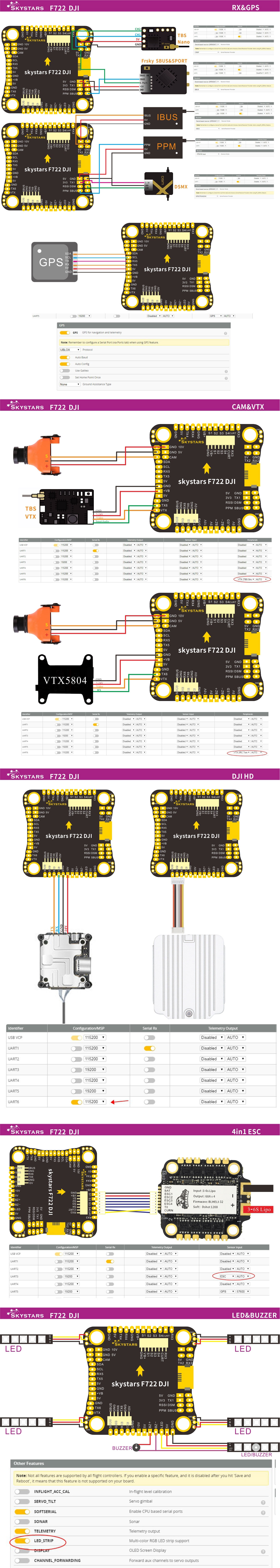 F722 WIRING